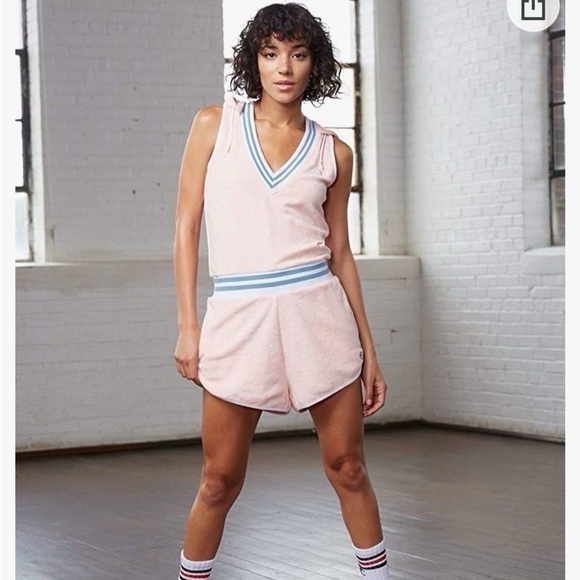 Champion Terry Cloth Hoodie Romper XS - Picture 1 of 10